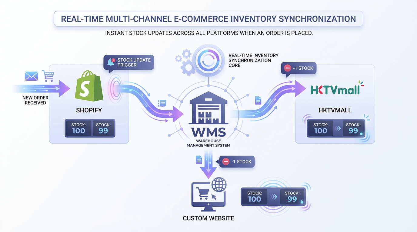 多網店庫存聯動